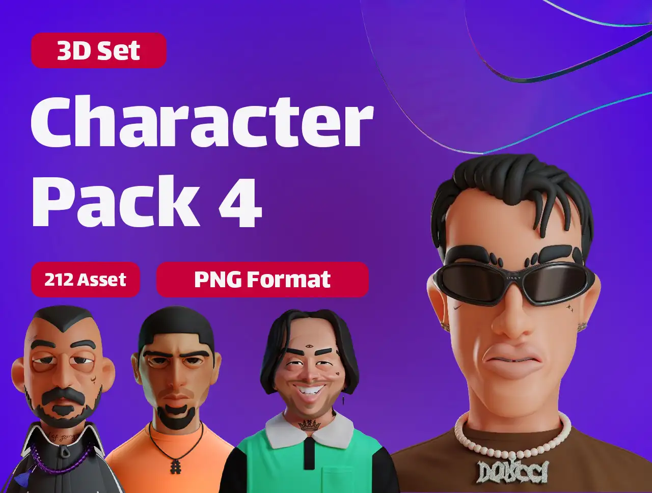 کاراکتر رپر سه بعدی